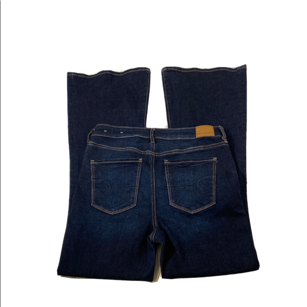 American Eagle Super High Rise Flare 8
